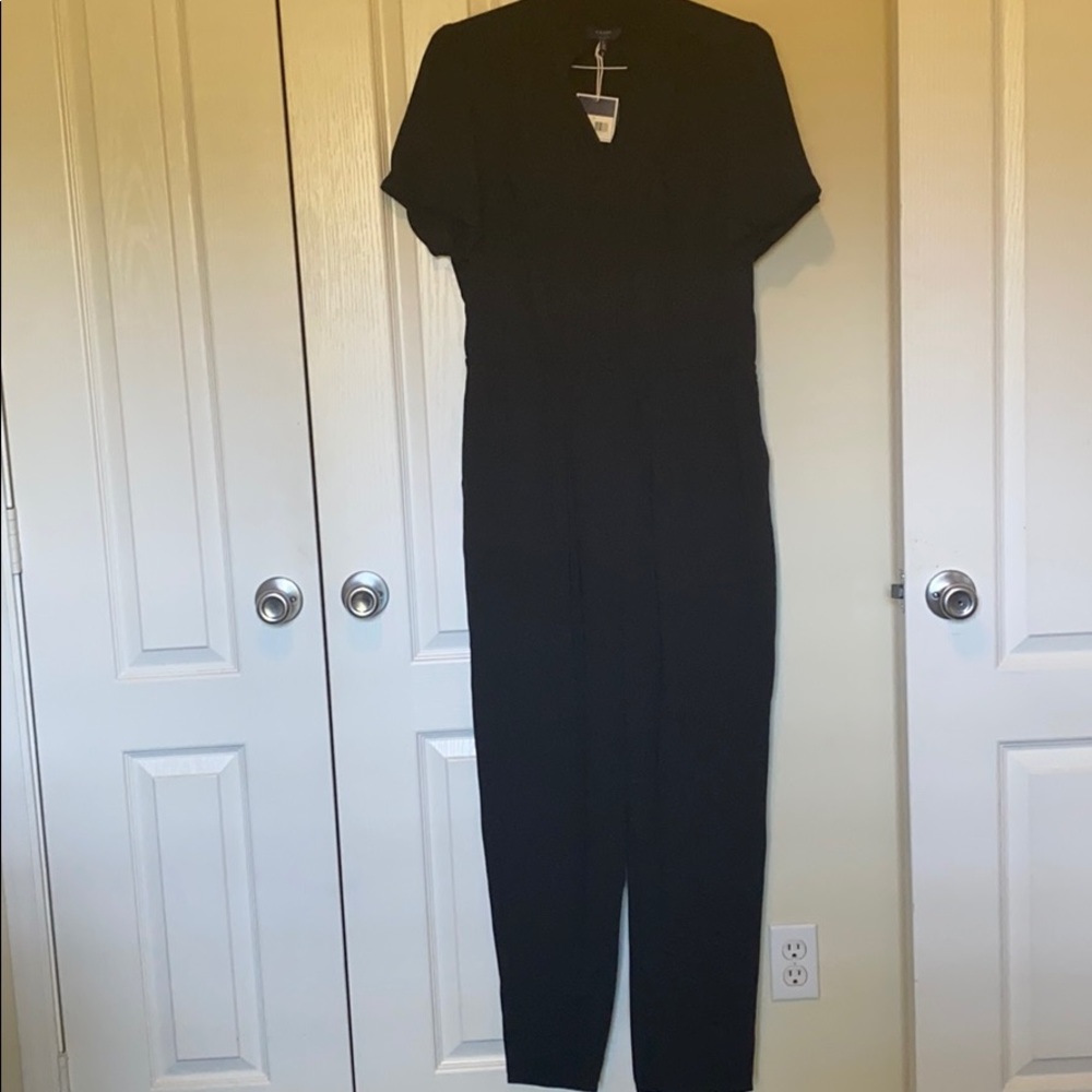 Karri Blue soft utility jumpsuit